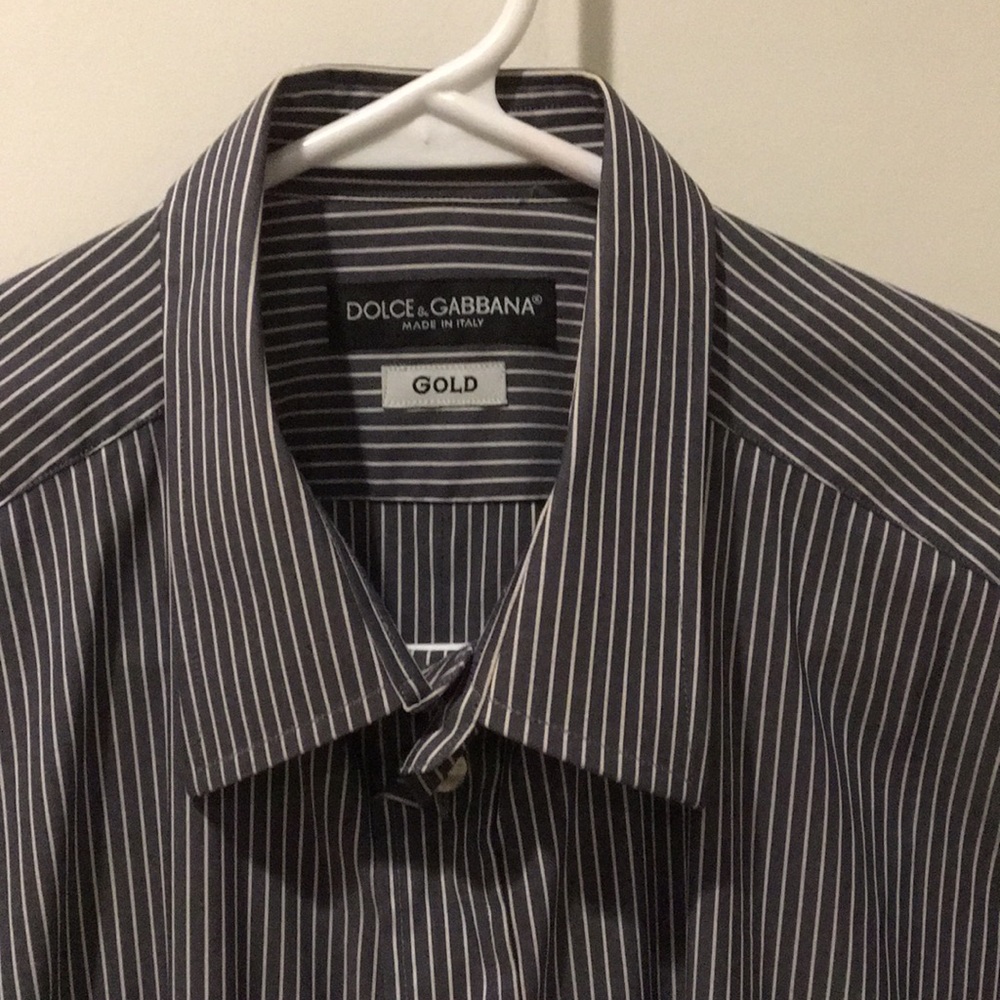 Dolce & Gabbana Gold shirt 👔 size 15 3/4x40